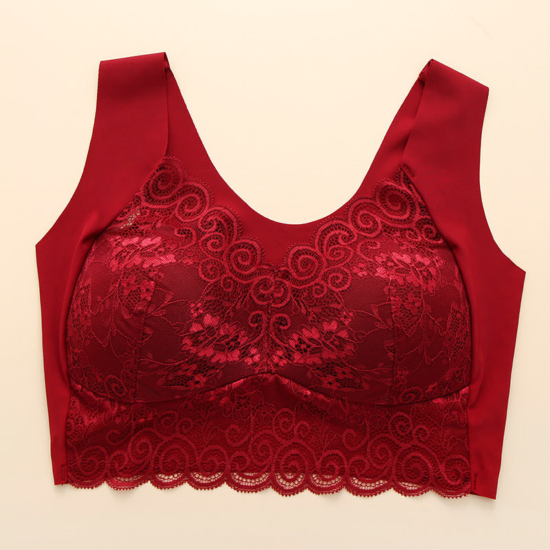 Women's Light Lace Wireless Tank Top Bra