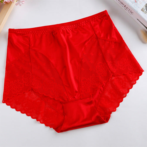 High waist bag hip plus size panties