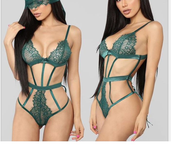 Two-Piece Sexy Lingerie Sexy Lace Eye Mask