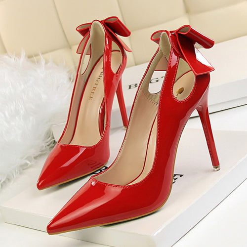 Pointed high heels stiletto shoes