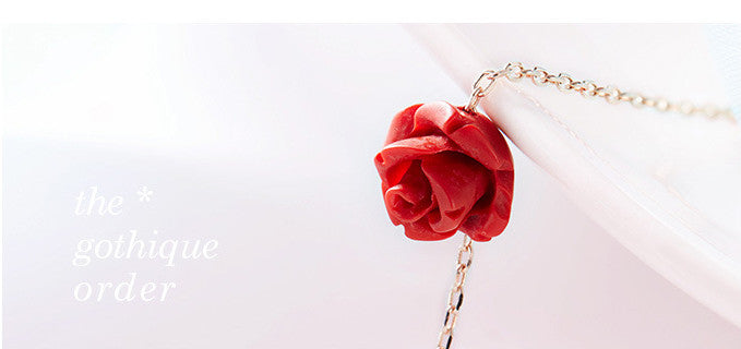 Rose flower ankle bracelet 925 silver cubic zirconia bracelet  sterling silver fashion jewelry for women