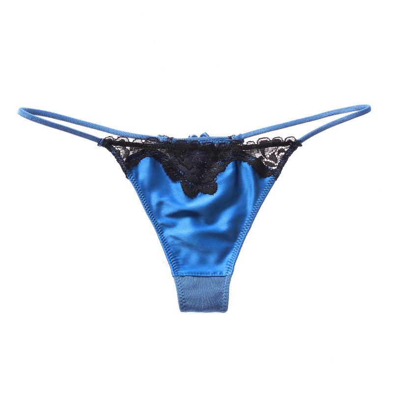 T-shaped Female Sense Ice Silk Seamless Panties