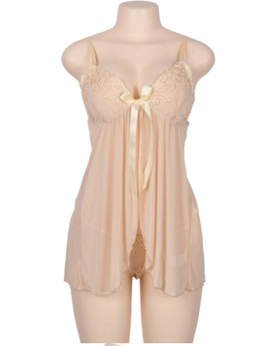 Oversized Sexy Lingerie Sexy Suspender Nightdress