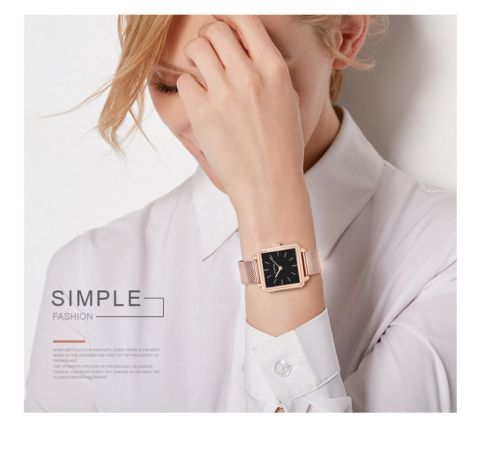 ANANKE Japanese Hot Style Square Watch Women