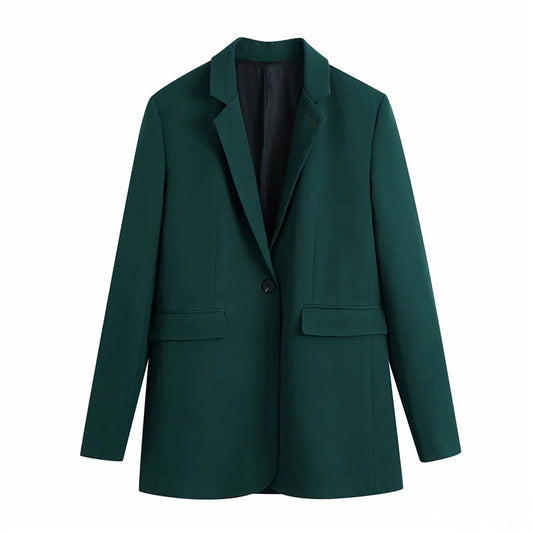 Ladies Temperament Slim Pocket Korean Blazer