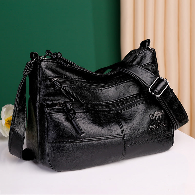 High Quality Soft Leather Shoulder Bags For Women's Fashion Crossbody Bag