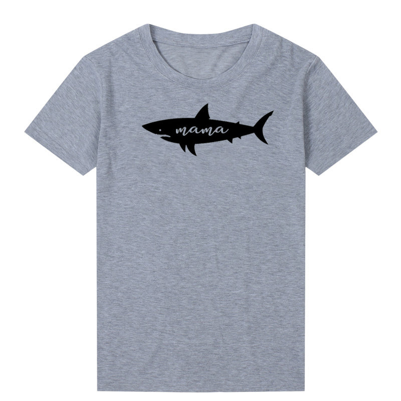 Shark graphic T-shirt