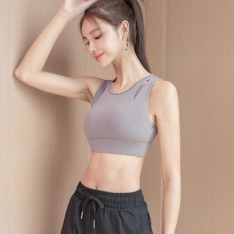 Training Shape Running Fitness Bra Push Up Yoga Tank Top