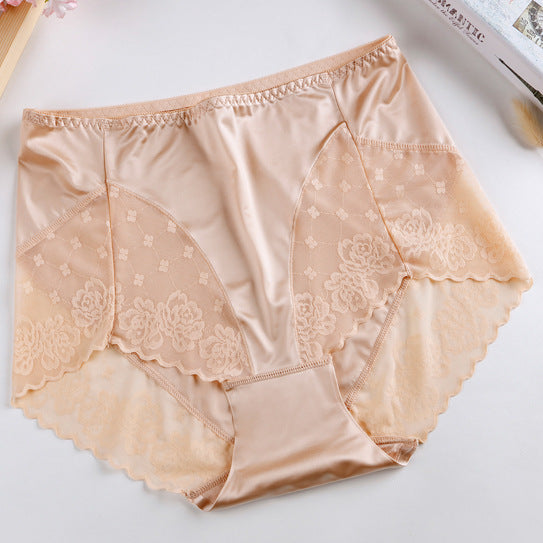 High waist bag hip plus size panties