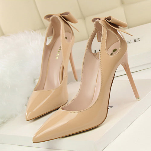Pointed high heels stiletto shoes