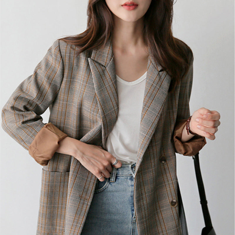 Women's Retro Loose British Style Blazer