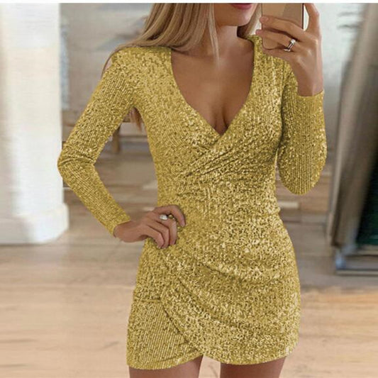 Sequin sexy dress