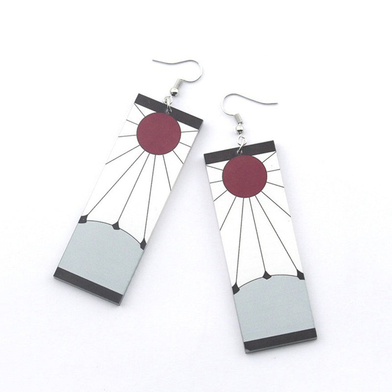 Cosplay Japanese Acrylic Pendant Dangle Earrings