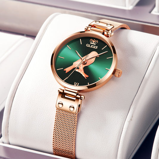 Ultra-thin quartz watch ladies