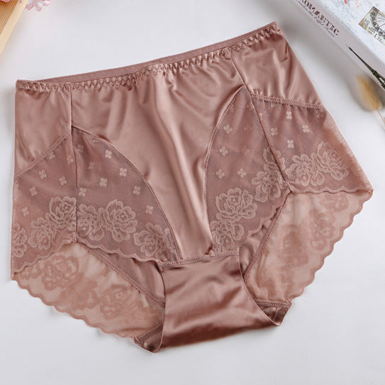 High waist bag hip plus size panties