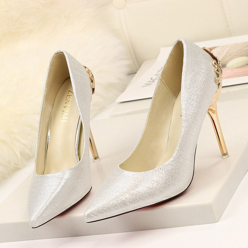 Sexy Pumps Super 9.5 Cm High Heels Temperament Shoes High Heels