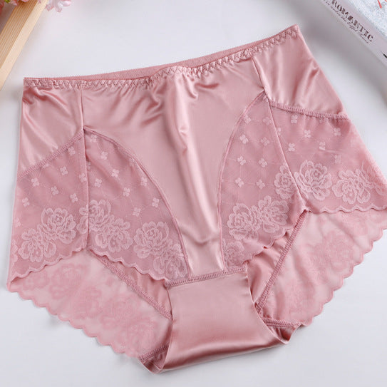 High waist bag hip plus size panties