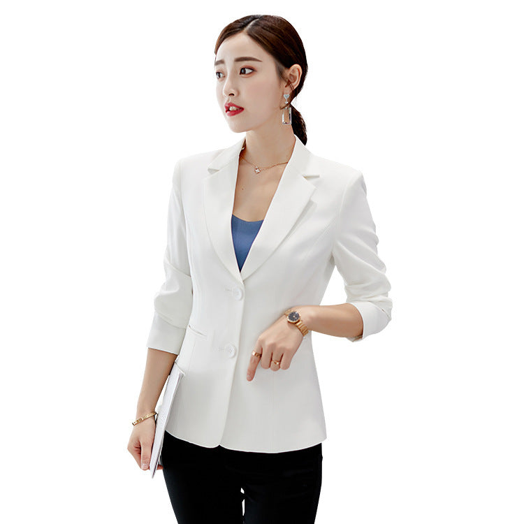 Women's Blouse Suit Solid Color Ladies Blazer