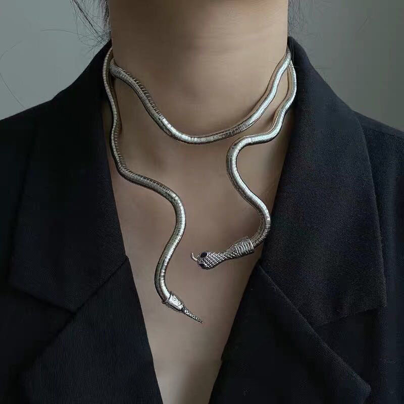 Collar Alloy Necklace Snake Bracelet Necklace