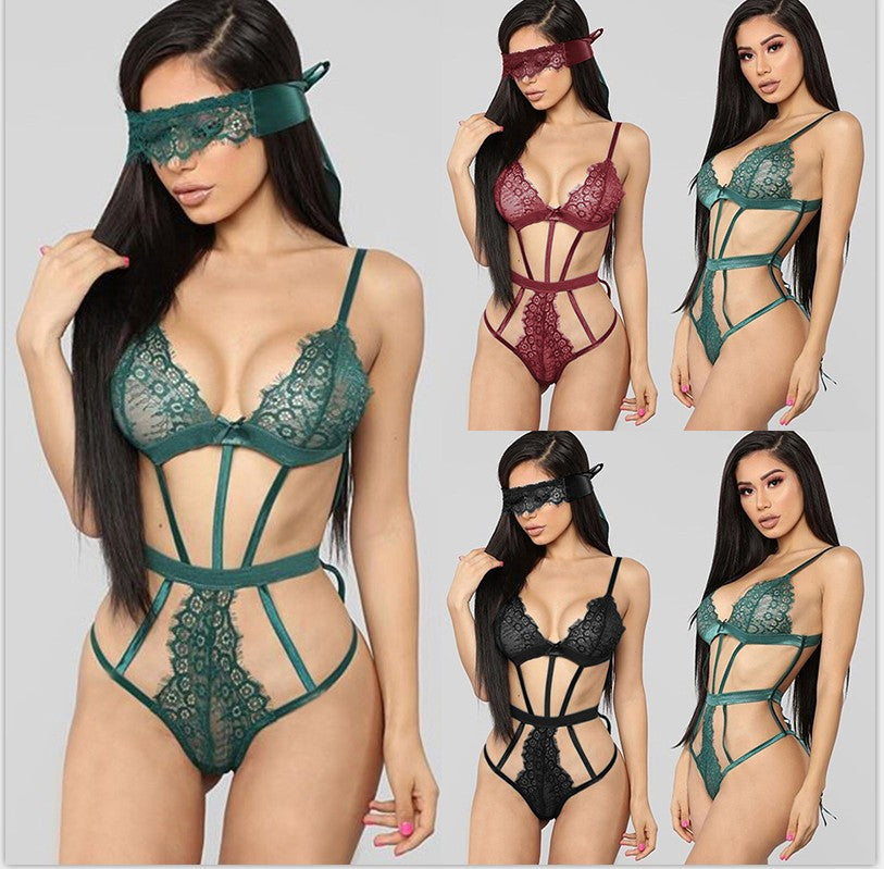 Two-Piece Sexy Lingerie Sexy Lace Eye Mask