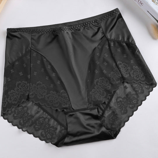 High waist bag hip plus size panties