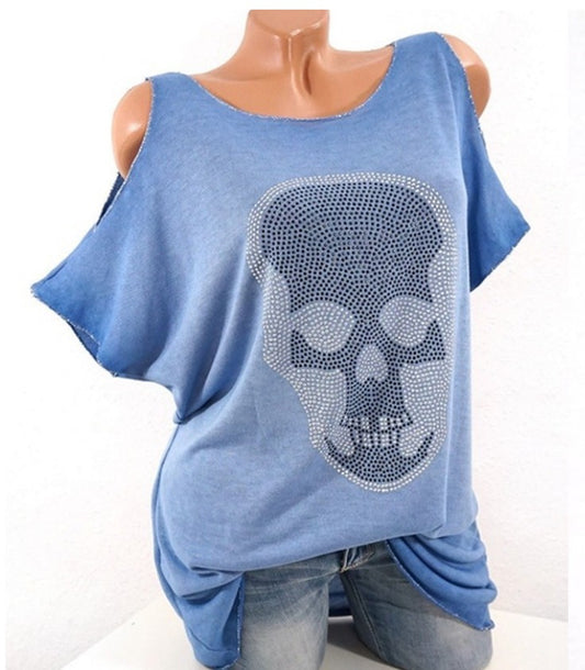 A sleeveless woman T - shirt