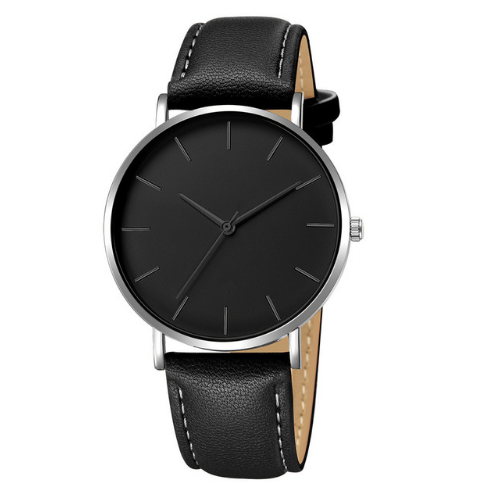 Personality fashion twelve nails men and women belt watch