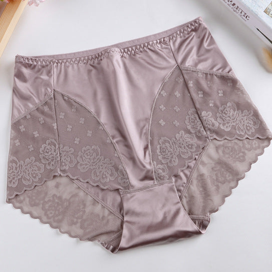 High waist bag hip plus size panties