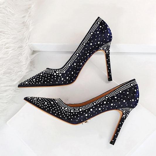 Shallow Mouth Pointed High Heels