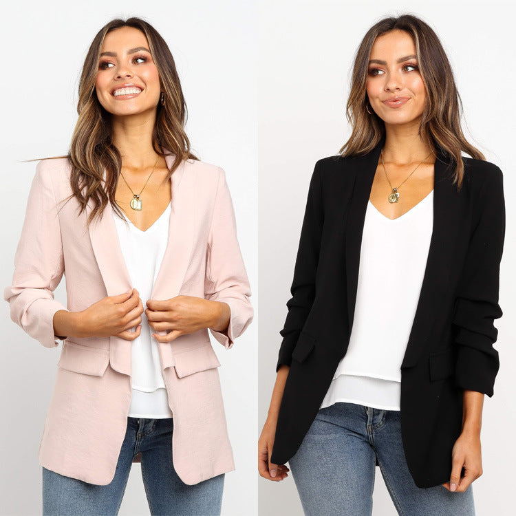 Long sleeve lapel small blazer