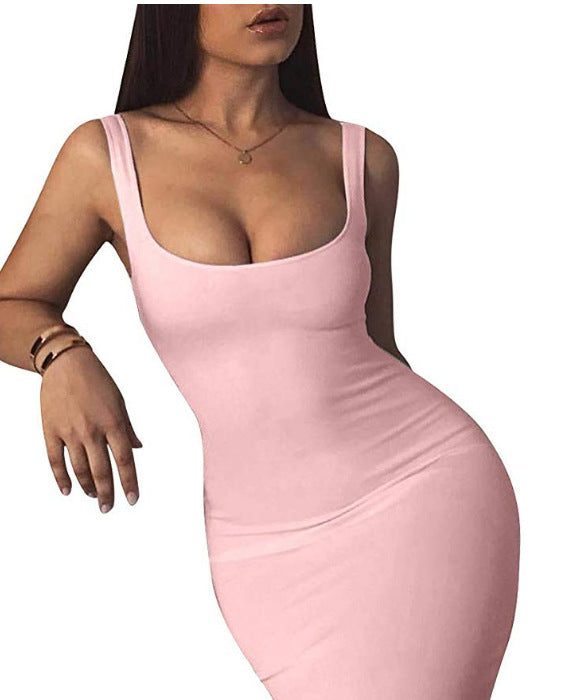 Womens Sexy Bodycon Tank Dress Sleeveless