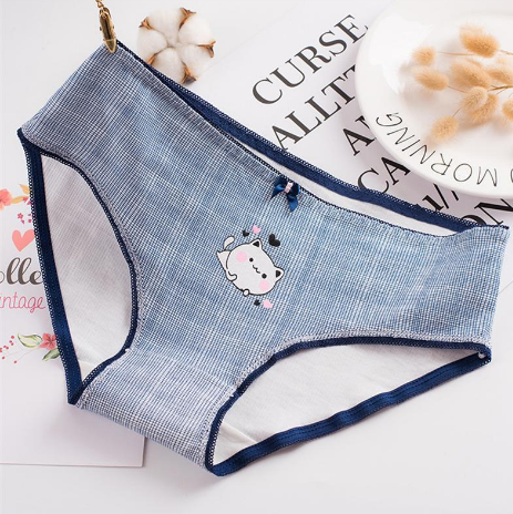 Cat Panties in Cotton with 3D Print