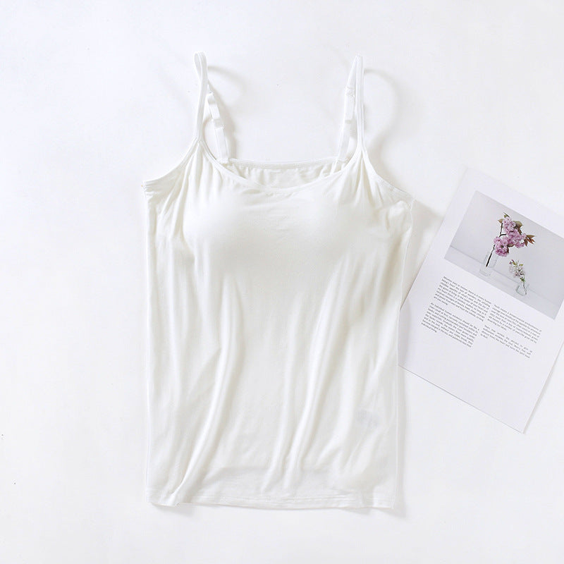 Women's Fashion Casual Solid Color Slim Tank Top