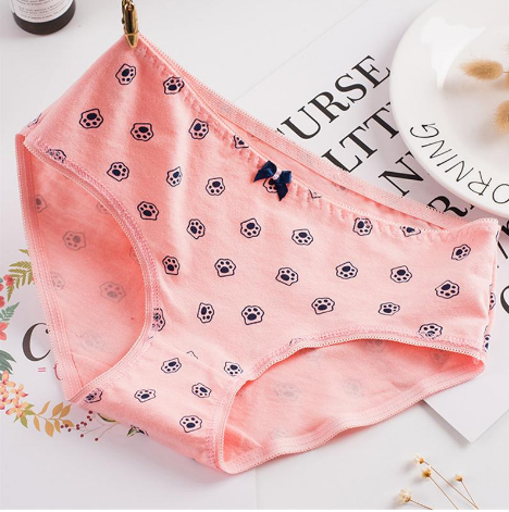 Cat Panties in Cotton with 3D Print