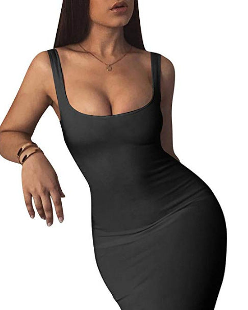 Womens Sexy Bodycon Tank Dress Sleeveless