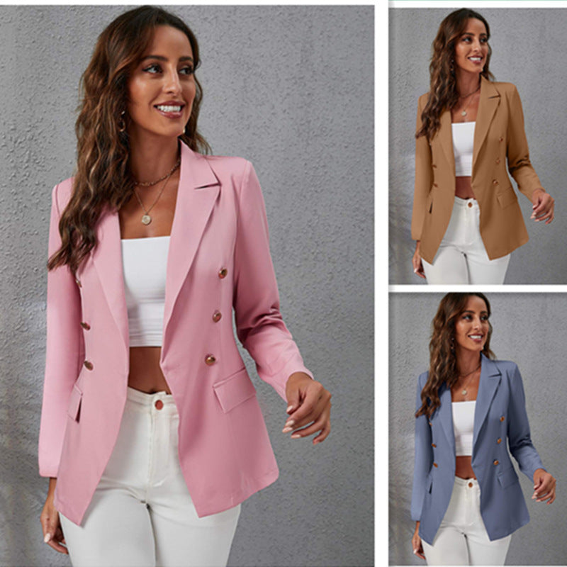 Creative Temperament Women's Suit Collar Slim Fit Blazer