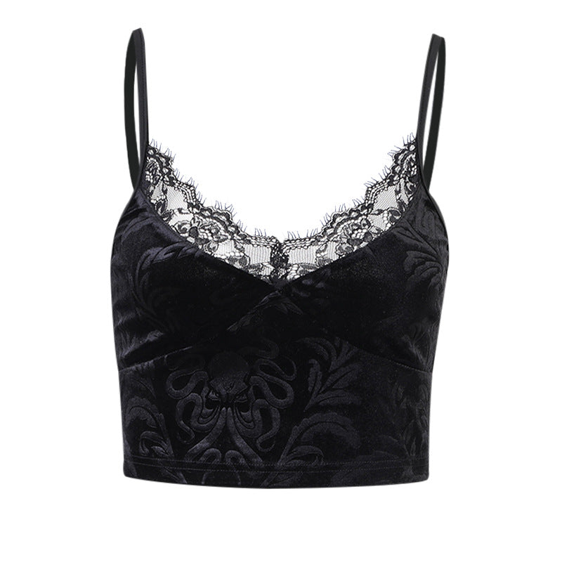 Gothic Ladies Fashion Lace Camisole Tank Top