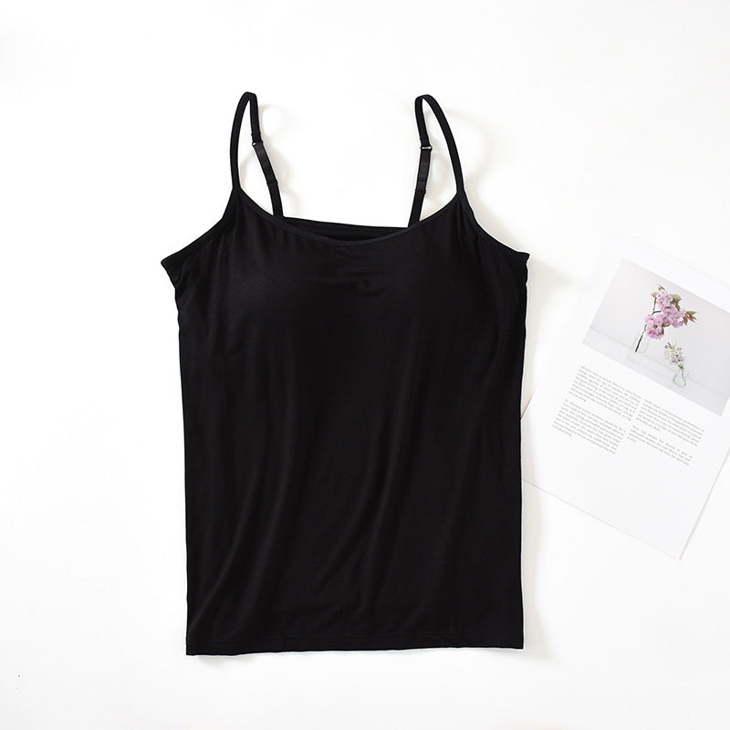 Women's Fashion Casual Solid Color Slim Tank Top